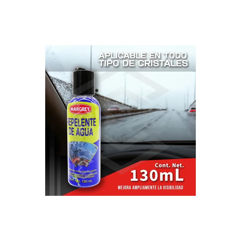 Repelente De Agua Multiuso Cristales Parabrisas Mica Margrey
