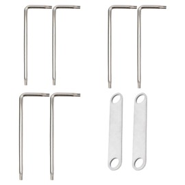 Numano 8-Pack Disassembly Wrench Tools Set-Includes 2PCs Knurled Nut WrenchesTools, T8, T9 & T10 S2 Steel Wrenches-Compatible with Multi-Tool Accessories