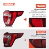 Tail Lights Compatible with 2016-2019 Ford Explorer Base/XLT/Limited/Platinum/Police Interceptor Utility