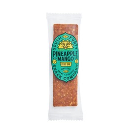 South 40 Snacks Premium Tropical Pineapple Mango Lime Fruit Bar, Just Three Ingredients, Unsweetened, No Added Sugar, Individually Wrapped (35g Bar, Pack of 18)