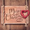 CraftStar Merry Christmas Text Stencil - Script Style Template for