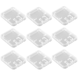 Pack of 9 SD Card Storage, SD Card Case, SD Card Case, Memory Card Cases Storage Box, Transparent SD Card Case, for Memory Card Storage