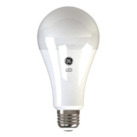 GE 93129366 LED Outdoor-Rated Ultra Bright Light Bulb, Soft White, A21 Medium Base, 22 Watt - Quantity 1