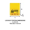 Master Lock - S1700 Compact Lockout Center, Unfilled , Yellow