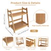 Kitchen Shelf Bamboo Cup Holder 2-Tier - Coffee & Tea