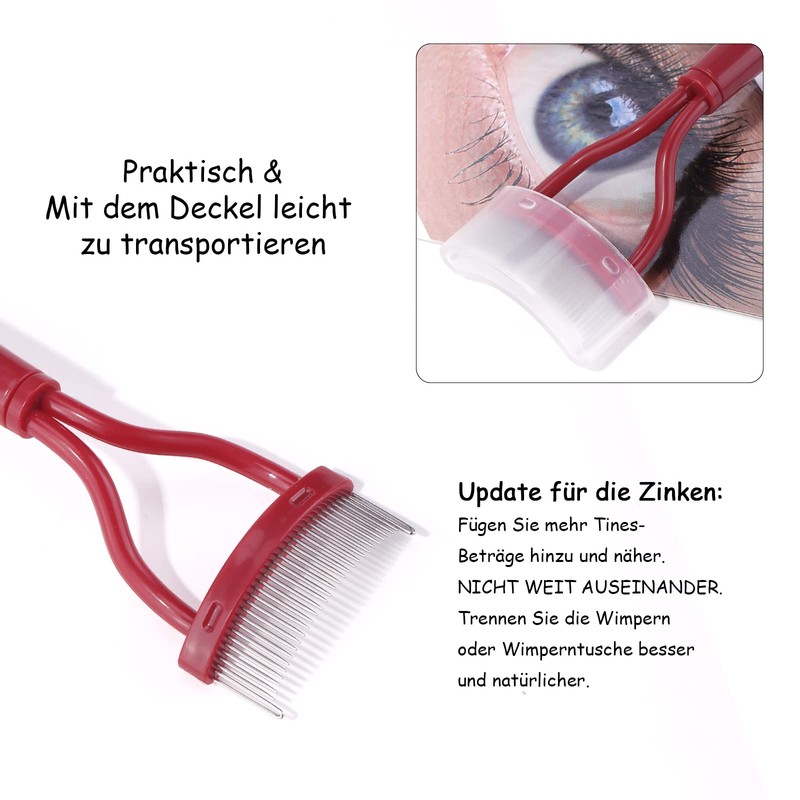 MSQ Eyelash Comb Curler Eyelash Separator Applicator Eyelash Comb