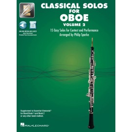 Classical Solos for Oboe Volume 2 15 Easy Solos Sheet Music Book 000870102
