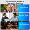 AI Language Translator Earbuds,OWS 3 in 1 Translation Earbuds Real