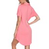Leikar Maternity Nightgowns For Women Postpartum Pajamas Dress Short Sleeve