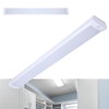 Satco 65-1215 4FT LED Ceiling Wrap Light with Motion Sensor,