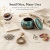 Small Ceramic Keepsake Urn, 1.6'' No Leak Mini Urns with