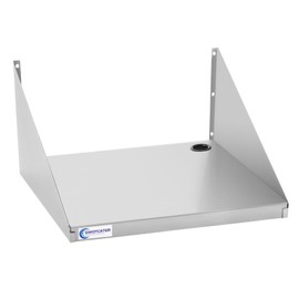 Stainless Steel Microwave Shelf 17"x22", Wall Mount Kitchen Shelf