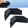 VEITHI Black Dock Corner Bumper, 2 Pack Vinyl 90 Degree