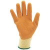 Draper 82721 Heavy Duty Latex Coated Work Gloves, Large, Orange