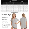 SWOMOG Pj Set Women Button Up Sleepwear Short Sleeve Nightwear