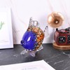 Large Hand Blown Glass Fish Figurines, Tropical Glass Fish Decor