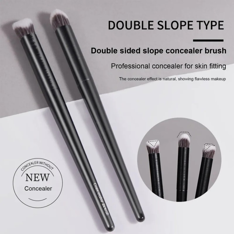 Pincel Corrector De Doble Ángulo Para Debajo De Los Ojos