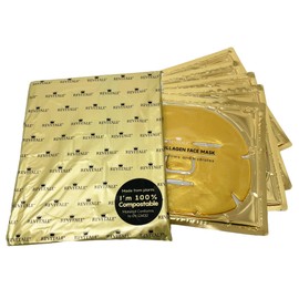 Revitale 24K Gold Face Mask - Enriched with Collagen (10 Pack)