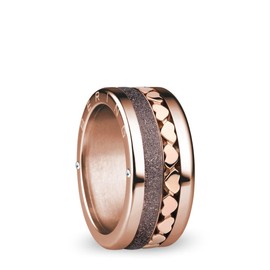 BERING Women's Ring in Rose Gold Shiny - Arctic Symphony Collection with Stainless Steel - Spree, Metal, No Gemstone