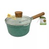 Masterclass Saucepan Casserole With Lid Nonstick Ceramic Coating 6.5 in