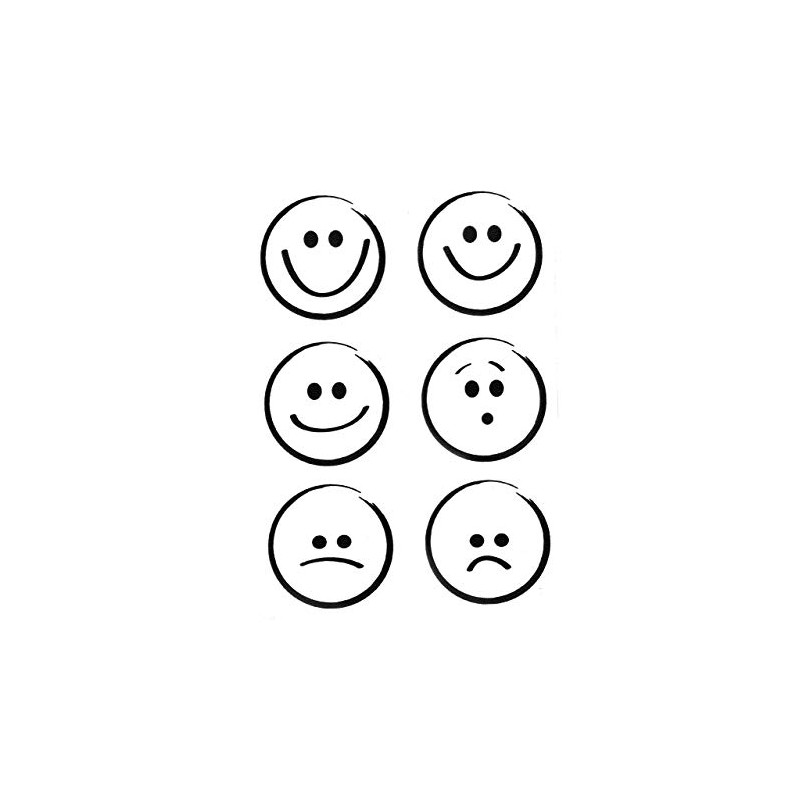 EFCO Clear Smiley Face Stamp – A7/74 x 105 mm,