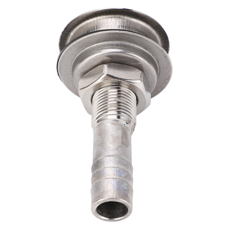 316 Stainless Steel Straight Thru Hull Valve Fitting 16mm Vent