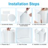 IWTTWY Rotating Paper Cup Dispenser, Cup Holder with 4 Compartments,