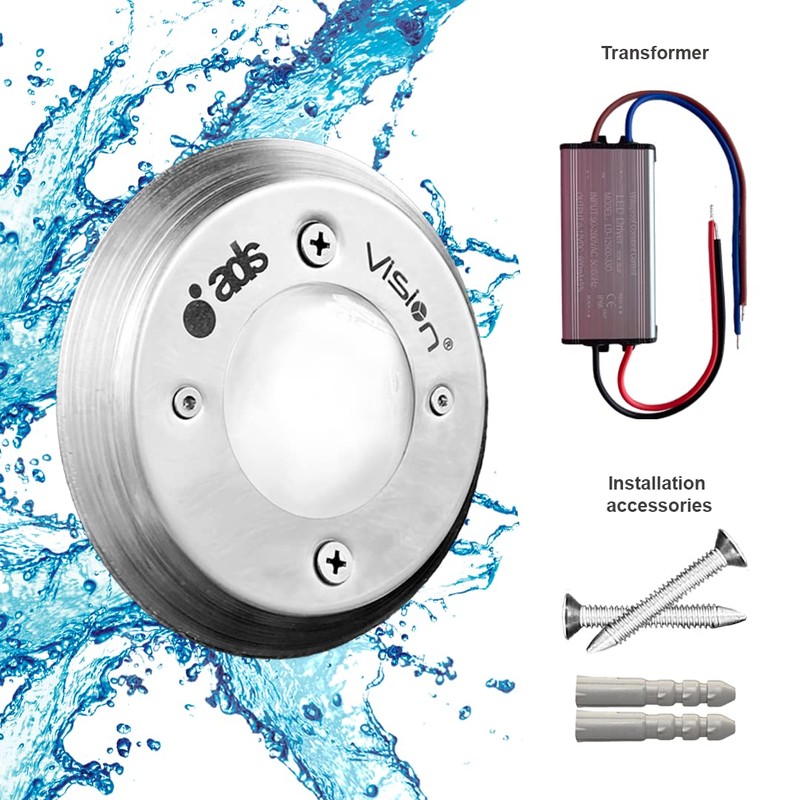 Ads Vision- ADS Mini SPA- Small Submersible Pool Light LED