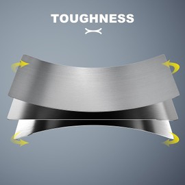 ALadrs Resin 3D Printer Flex Building Plate,6.61x3.54inch Spring Steel Flexible Plate and Magnetic Base Platform for Phrozen Sonic Mini 8K/8KS LCD Resin 3D Printe 168x90mm 2pcs