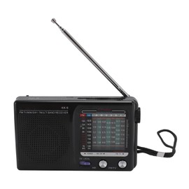 Portable Radio for Elderly, Compact and Portable FM MW-SW Multifunction Radio, Radio for Elderly People with Excellent Reception, Emergency Radio for Elderly People