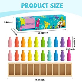 Fun Board Game,Bottle Color Challenge Game for Kids and Adults,Pouplar Gameplay for Party Outdoor Backyard Travel Camping Match the Bottle Toy for Fam