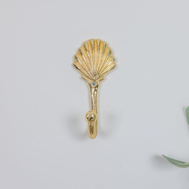 Melody Maison Gold Shell Wall Hook