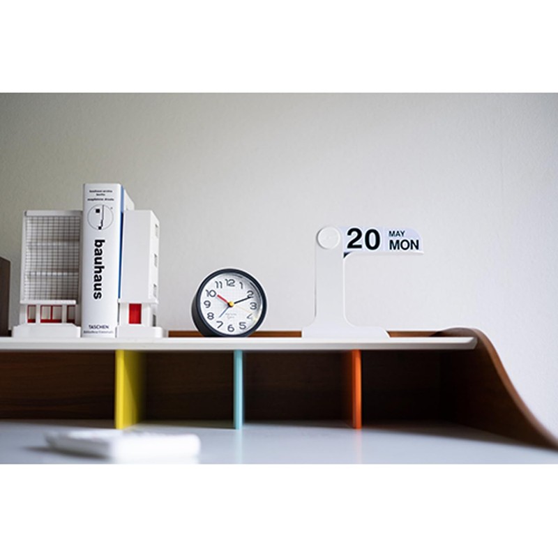 Elcomune DCL-008 Bauhaus GENE ALARM CLOCK Bayer Alarm RO Black