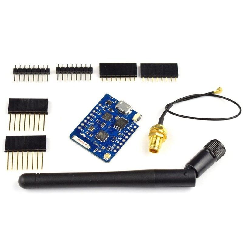 CANADUINO® WEMOS D1 Mini Pro 16MB ESP8266 WiFi, External high-gain