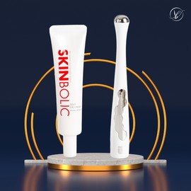 Skinbolic Eye Cream Galvania Set, Gold Eye Cream + Galvanic Massager / 스킨볼릭 아이크림 갈바니아 세트, 골드아이크림+갈바닉마사지기