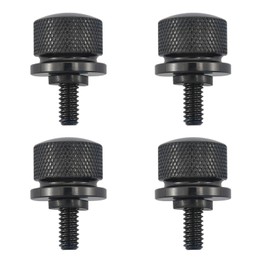 Motorcycle Seat Screws Seat Bolts Alloy Rear Fender Seat Screw Bolts Nuts Seat Bolts Motorcycle Accessories Set of 4 for Harley Dyna Softail Chopper Bobber Custom Keffer V-ROD Touring Glide 1996-2018