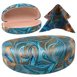 PG6 Women Hard Shell Sunglasses Case, Protective Holder for Extra Large Reading Glasses