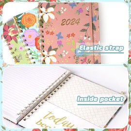 2024 Academic Weekly Planner Simplified Daily Planner And Notebook Aesthetic Spiral To do List Notepad to Easily Organize Your Tasks And Appointments (Weekly Planner（Yellow+Red）)