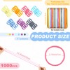 Daifunli 1000 Pcs 10 Inch Potholder Loom Loop Bulk, Weaving