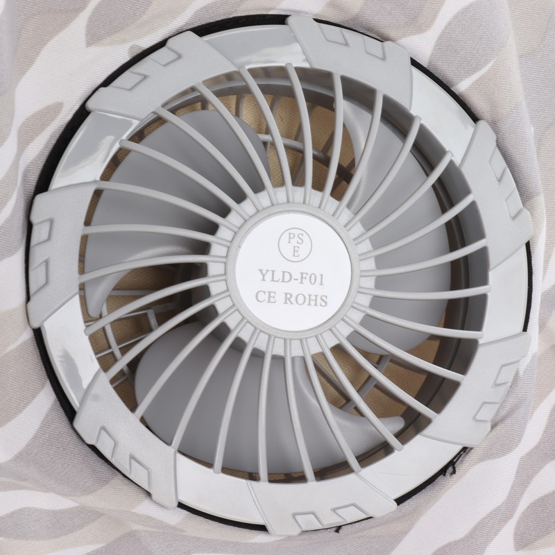 Summer Cooling Fan Vest USB Detachable White Fan Air Conditioning