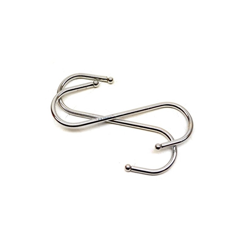 AB Tools 2 x Large 160mm Chrome Ball End Hanger