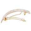 France Luxe Narrow Rectangle Volume Barrette - Alba