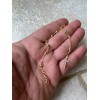 Rosary Bracelet - 14k Gold Vermeil 925 Silver - 4mm