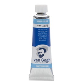Van Gogh Watercolor Paint, 10ml Tube, Phthalo Blue 570