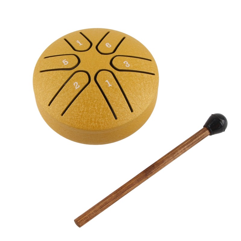 Handpan Drum Professional Mini 6 Note Worry Free Tongue Drum