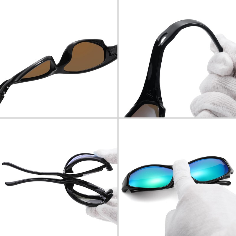 LIU·WEN Kids Sports Polarized Sunglasses - Flexible Youth Baseball Beach