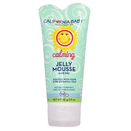California Baby Calming Jelly Mousse Hair Gel - Styling Hair Gel for Infants and Toddlers, Calming French Lavender Pure Essential Oils and Clary Sage, Medium Hold, 2.9oz