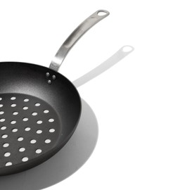 Made In Cookware - 12" Seasoned Carbon Steel Grill Frying Pan - (Like Cast Iron, but Better) - Professional Cookware - Crafted in Sweden