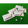 Dunn's Easy Spin snooker cue tips, soft-medium leather pressed tips,