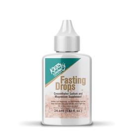 Keto Chow Gotas de ayuno  Suplemento de ayuno de sodio y magnesio iónico  Suplementos minerales intermitentes para ayuno  Reposidor de electrolitos...